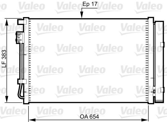 814362 VALEO Конденсатор