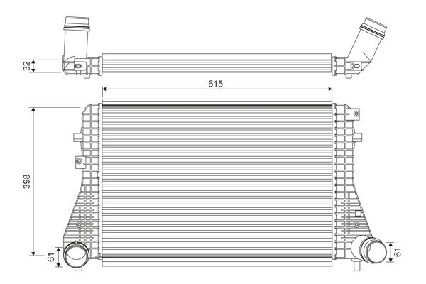  Інтеркулер Volkswagen Jetta 5