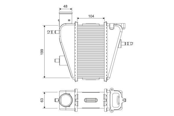 Купити Інтеркулер Honda Civic VIII FK, FN