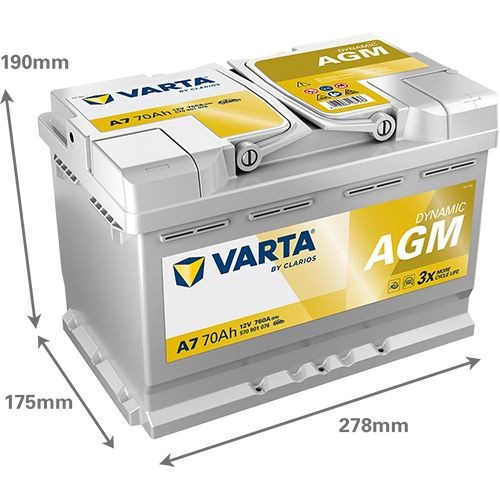 570901076K262 Varta Авто акумулятор