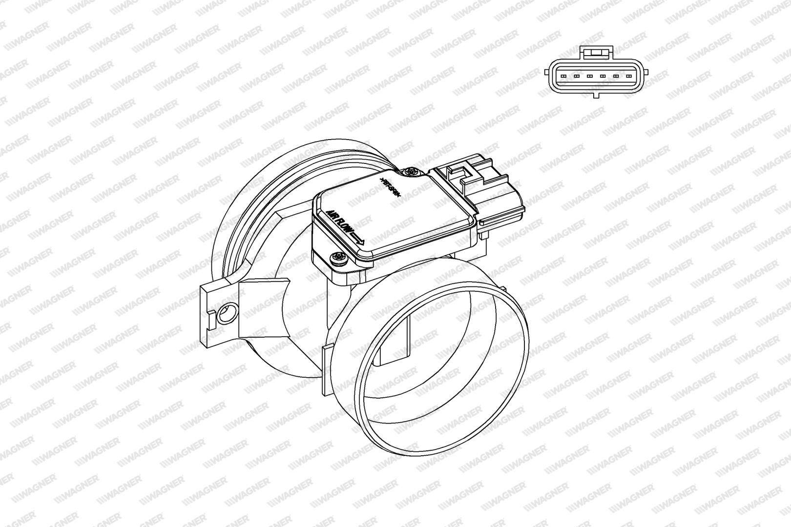 Датчик масової витрати повітря Maxgear FS106 ціна, від 52.30 USD