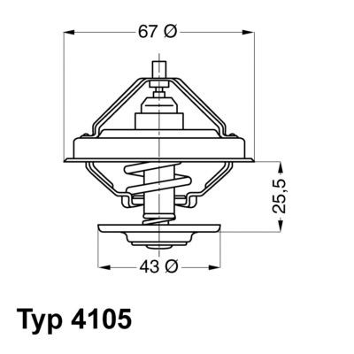 Автомобільний термостат KHD 4224847 ціна, від 8.75 USD