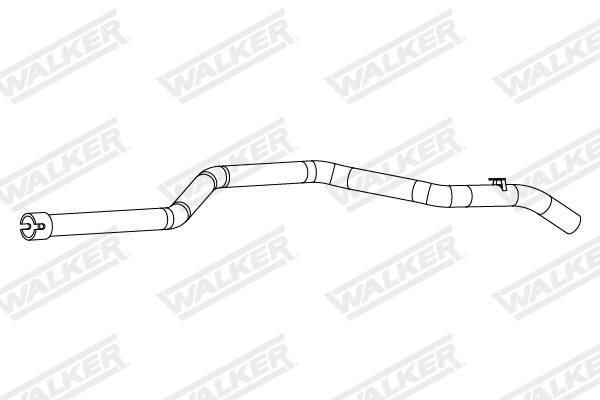 Глушник, задня частина на Volkswagen Crafter 30-50 2E, 2EA, 2EB, 2ED, 2EH, 2EX