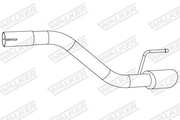 Вихлопна труба Walker 10924 ціна, від 33.84 USD