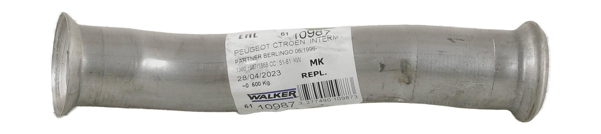 10987 Walker Середній глушник