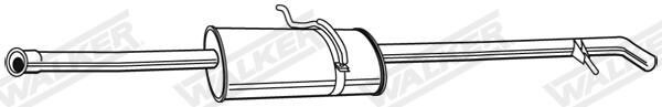 Вихлопна труба Walker 23123 ціна, від 16.43 USD