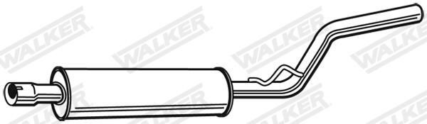 23303 Walker Глушник передній