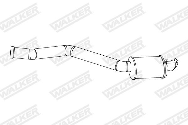 Вихлопна труба Walker 24332 ціна, від 106.70 USD