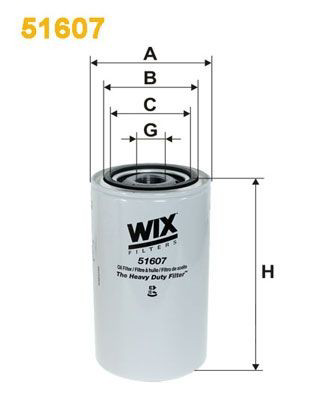 51607 WIX Фільтр масла