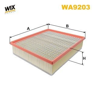 WA9203 WIX Повітряний фільтр двигуна