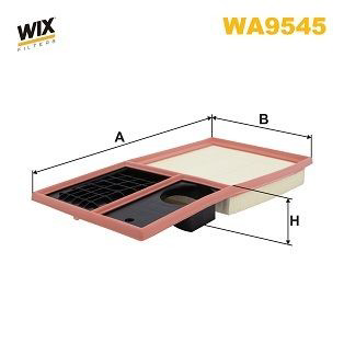 WA9545 WIX Повітряний фільтр двигуна