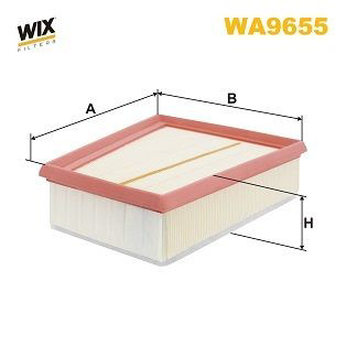 WA9655 WIX Повітряний фільтр двигуна