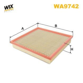 WA9742 WIX Повітряний фільтр двигуна