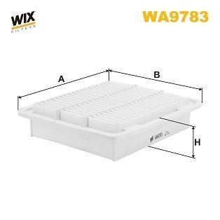 WA9783 WIX Повітряний фільтр двигуна