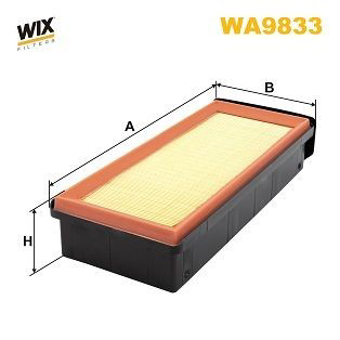 WA9833 WIX Повітряний фільтр двигуна