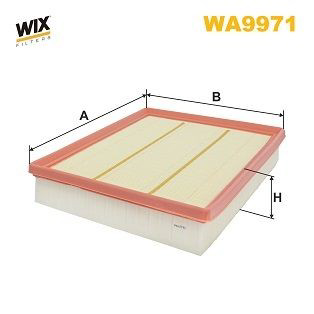 WA9971 WIX Повітряний фільтр двигуна