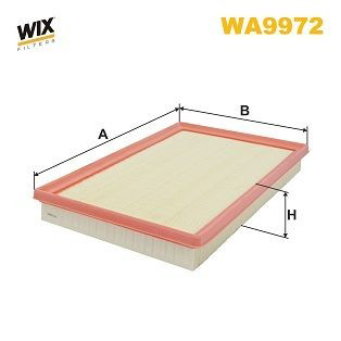WA9972 WIX Повітряний фільтр двигуна