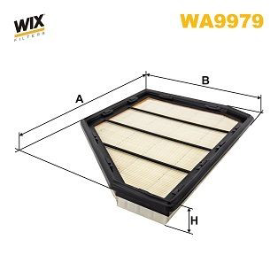 WA9979 WIX Повітряний фільтр двигуна