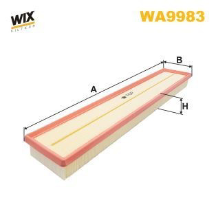WA9983 WIX Повітряний фільтр двигуна