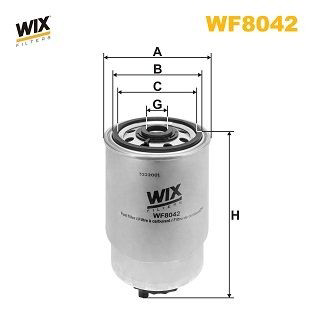 WF8042 WIX Фільтр палива