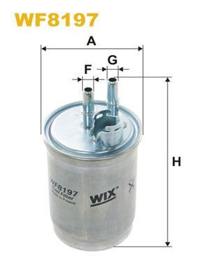 WF8197 WIX Фільтр палива