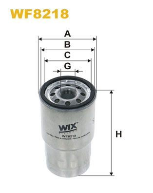 WF8218 WIX Фільтр палива