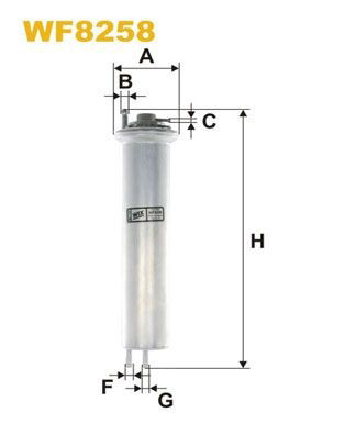 WF8258 WIX Фільтр палива