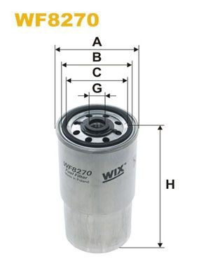 WF8270 WIX Фільтр палива