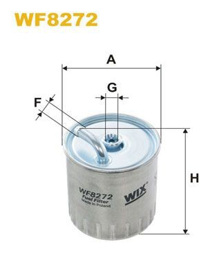 WF8272 WIX Фільтр палива