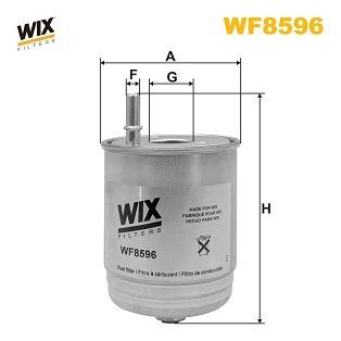 WF8596 WIX Фільтр палива