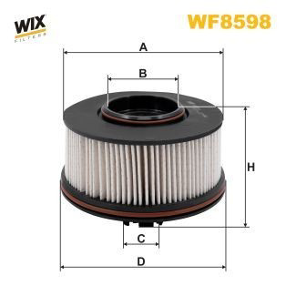 WF8598 WIX Фільтр палива
