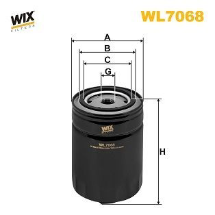 WL7068 WIX Фільтр масла