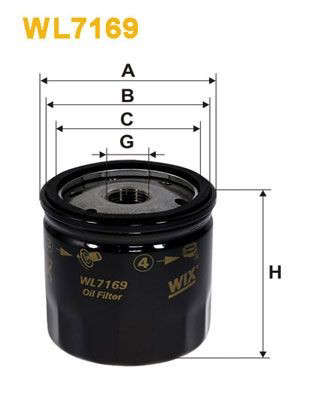 WL7169 WIX Фільтр масла
