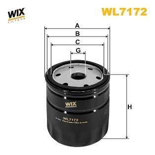 WL7172 WIX Фільтр масла