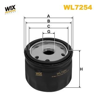 WL7254 WIX Фільтр масла