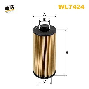WL7424 WIX Фільтр масла