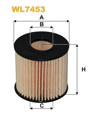 WL7453 WIX Фільтр масла
