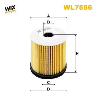 WL7586 WIX Фільтр масла