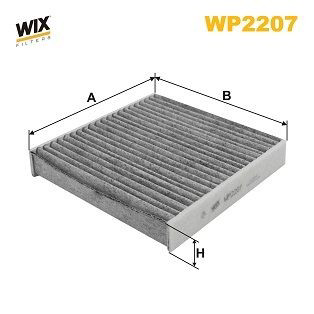 WP2207 WIX Внутрішньосалонний фільтр