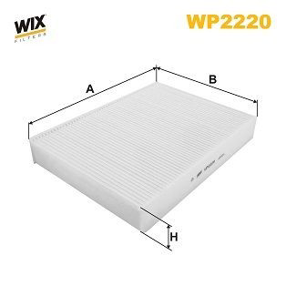 WP2220 WIX Внутрішньосалонний фільтр