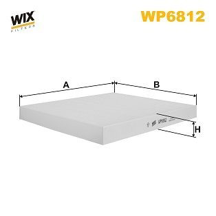 WP6812 WIX Внутрішньосалонний фільтр