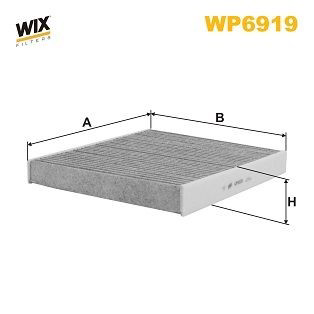 WP6919 WIX Внутрішньосалонний фільтр