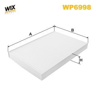 WP6998 WIX Внутрішньосалонний фільтр