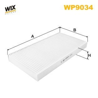 WP9034 WIX Внутрішньосалонний фільтр