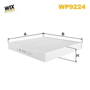 WP9224 WIX Внутрішньосалонний фільтр
