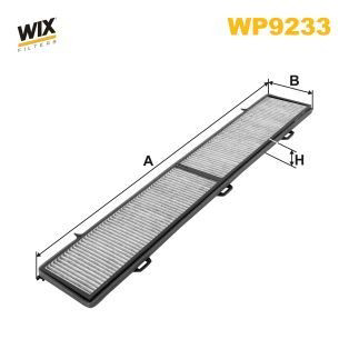 WP9233 WIX Внутрішньосалонний фільтр
