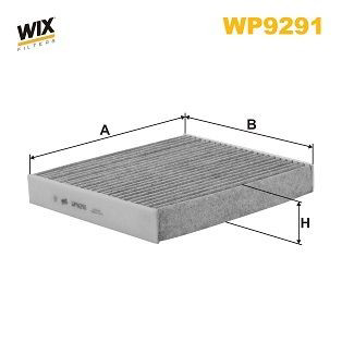WP9291 WIX Внутрішньосалонний фільтр