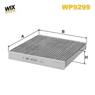 WP9299 WIX Внутрішньосалонний фільтр