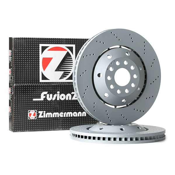Диск переднього гальма Zimmermann 100334070 ціна, від 359.23 USD