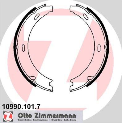 109901017 Zimmermann Гальмівні колодки ручника